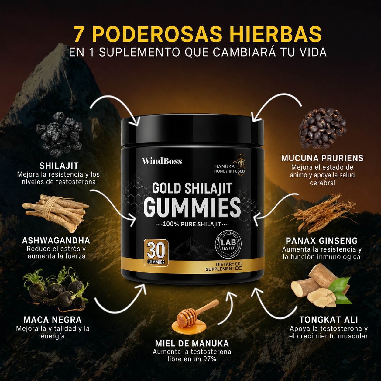 GOLD SHILAJIT GUMMIES