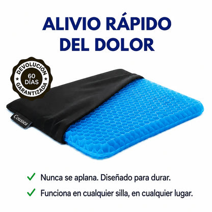 Cojín de Gel STOCK LÍDER® | Alivia los dolores de espalda, caderas y coxis