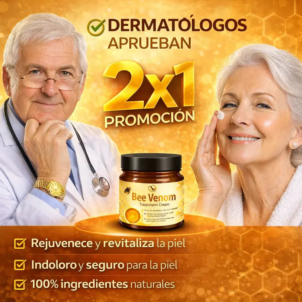 🐝 Paga 1 - Lleva 2🎁 ✨Bee Venom Treatment Cream 🐝