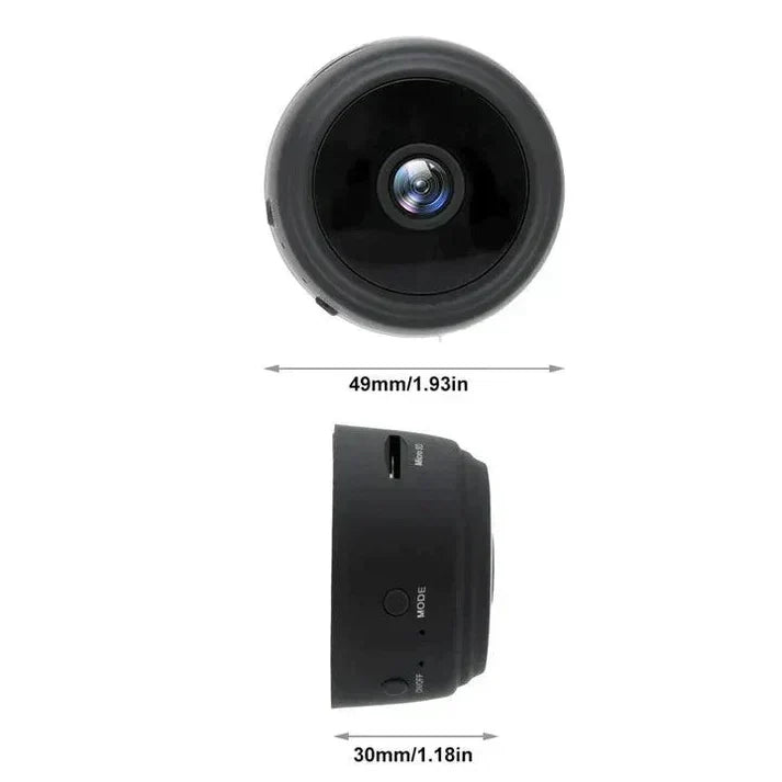 MINI CÁMARA ESPÍA DE VIGILANCIA - WIFI, FULL HD