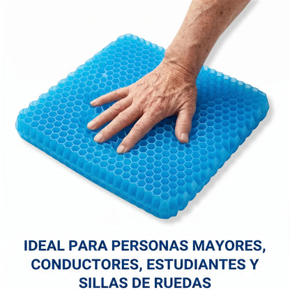 Cojín de Gel STOCK LÍDER® | Alivia los dolores de espalda, caderas y coxis