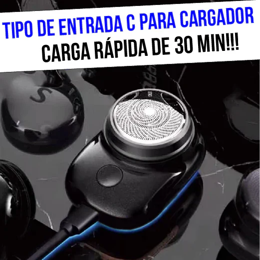 Afeitadora Portátil USB | Afeitado preciso y cómodo en cualquier lugar sin esfuerzo.